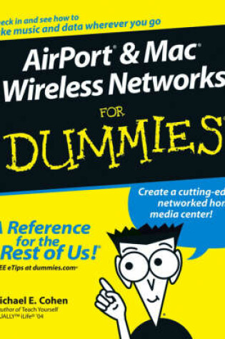 Cover of AirPort and Mac Wireless Networks For Dummies