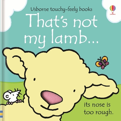 Book cover for That's not my lamb...