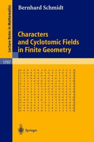 Cover of Characters and Cyclotomic Fields in Finite Geometry