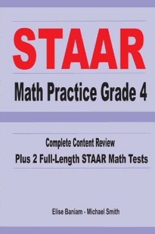 Cover of STAAR Math Practice Grade 4