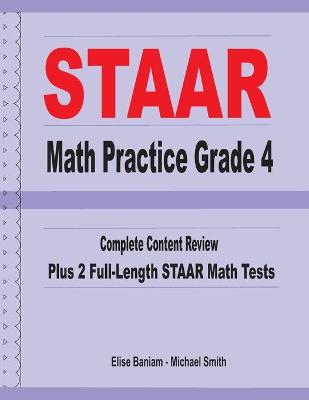 Book cover for STAAR Math Practice Grade 4