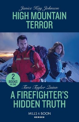 Book cover for High Mountain Terror / A Firefighter's Hidden Truth