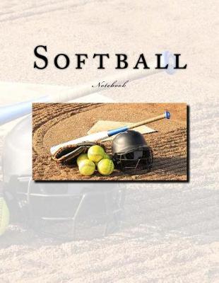 Book cover for Softball Notebook