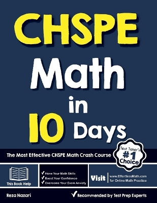Book cover for CHSPE Math in 10 Days