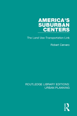 Cover of America's Suburban Centers
