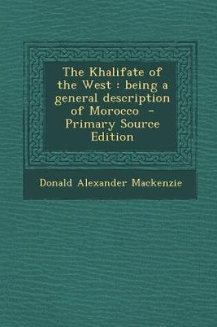 Cover of Khalifate of the West
