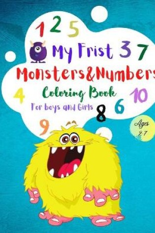 Cover of My First Monsters & Numbers Coloring Book