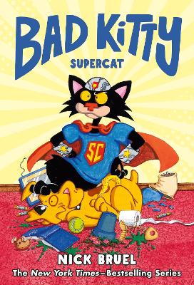 Book cover for Bad Kitty: Supercat (Graphic Novel)