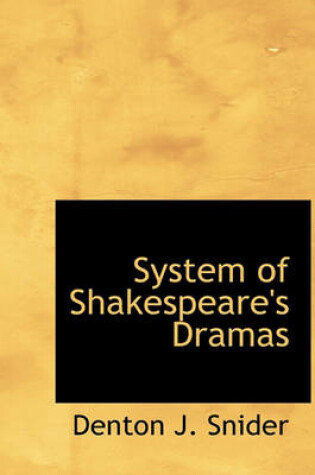 Cover of System of Shakespeare's Dramas