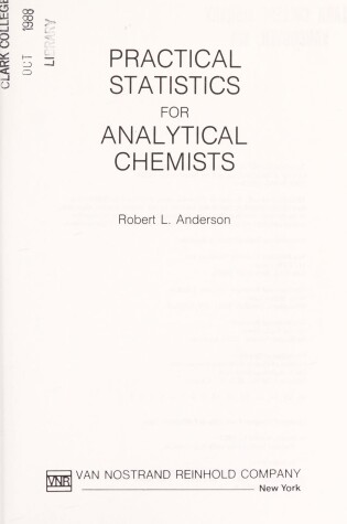 Cover of Practical Stats for Chemists