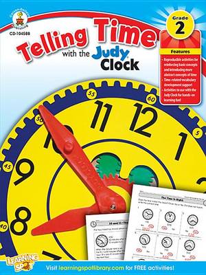 Book cover for Telling Time with the Judy(r) Clock, Grade 2