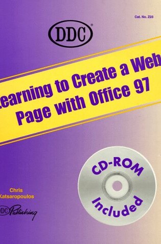 Cover of Learning to Create a Web Page with Office 97