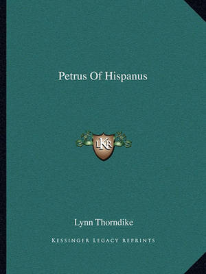 Book cover for Petrus of Hispanus