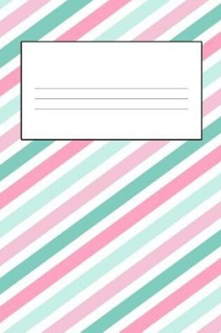 Cover of Color Stripes 8.5 x 11 150 Pages Journal Notebook