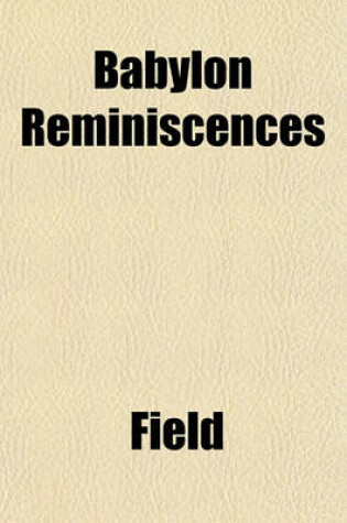 Cover of Babylon Reminiscences