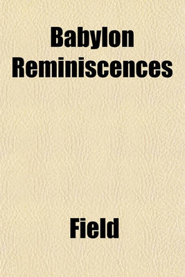 Book cover for Babylon Reminiscences