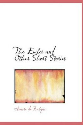 Cover of The Exiles and Other Short Stories