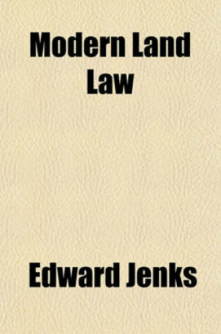 Cover of Modern Land Law