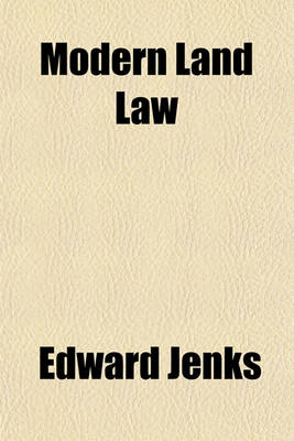 Book cover for Modern Land Law