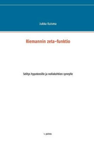 Cover of Riemannin zeta-funktio