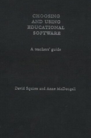 Cover of Choosing And Using Educational Software
