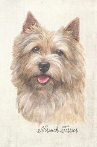 Cover of Norwich Terrier Dog Portrait Notebook