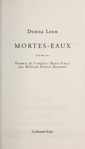 Book cover for Mortes-Eaux