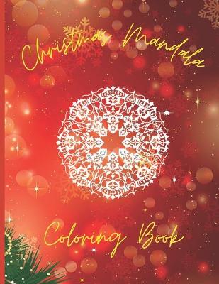 Cover of Merry Christmas Mandala Coloring Book