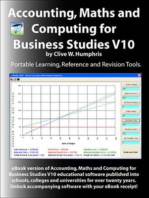 Book cover for Accounting, Maths and Computing for Business Studies V10