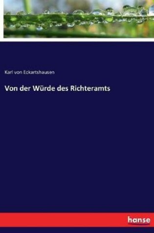 Cover of Von der Würde des Richteramts