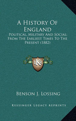 Book cover for A History of England