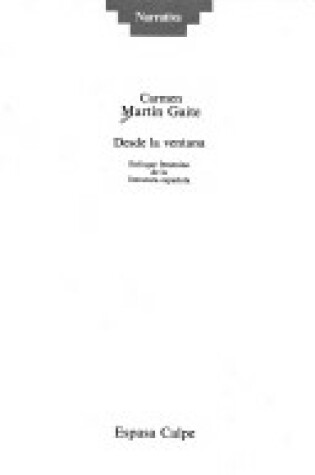 Cover of Desde La Ventana