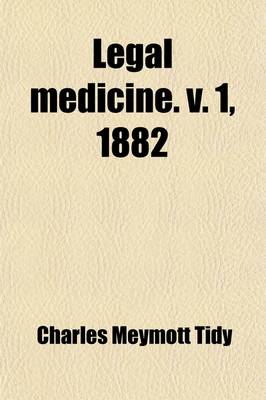 Book cover for Legal Medicine Volume 1