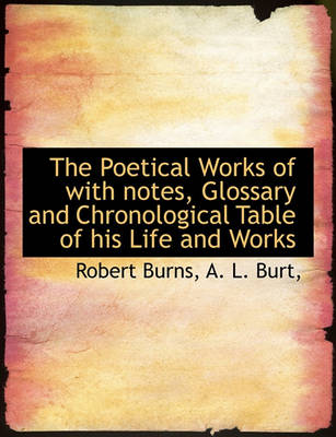 Book cover for The Poetical Works of with Notes, Glossary and Chronological Table of His Life and Works