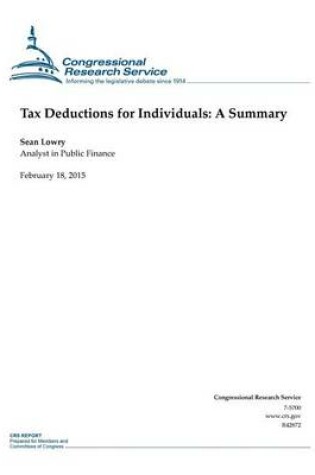 Cover of Tax Deductions for Individuals