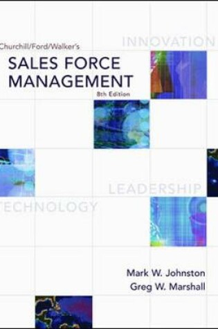 Cover of Churchill/Ford/Walker's Sales Force Management