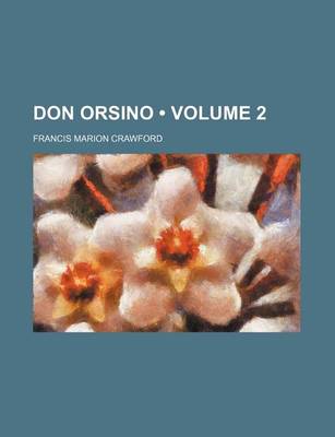 Book cover for Don Orsino (Volume 2)