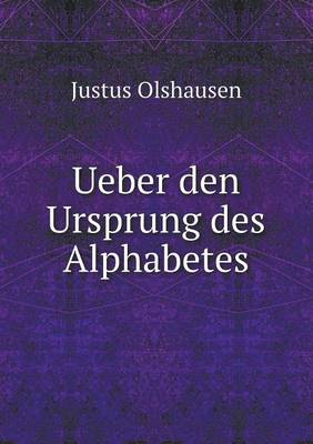 Book cover for Ueber den Ursprung des Alphabetes