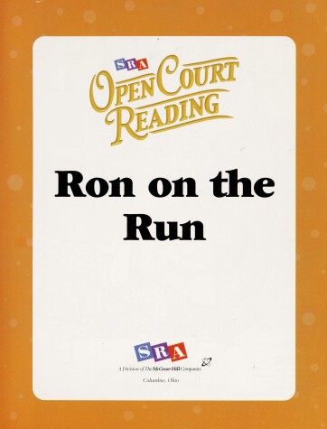 Book cover for Ron on the Run