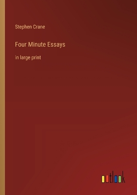 Book cover for Four Minute Essays