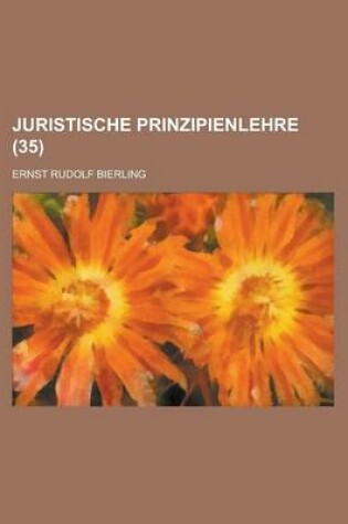 Cover of Juristische Prinzipienlehre (35)