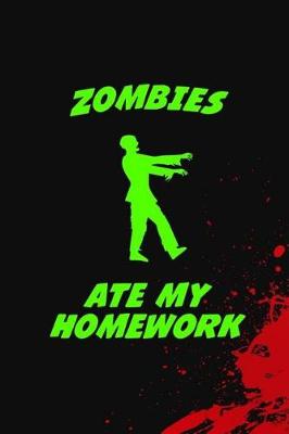 Book cover for Zombies Ate My Homework