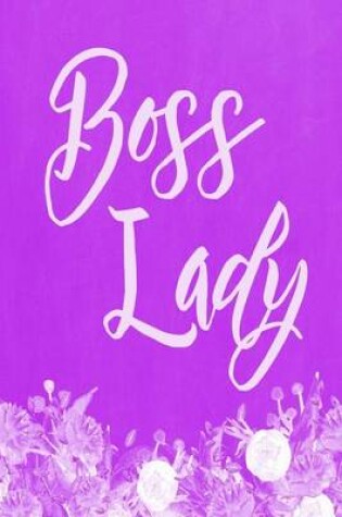 Cover of Pastel Chalkboard Journal - Boss Lady (Purple)