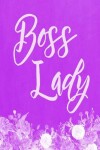 Book cover for Pastel Chalkboard Journal - Boss Lady (Purple)