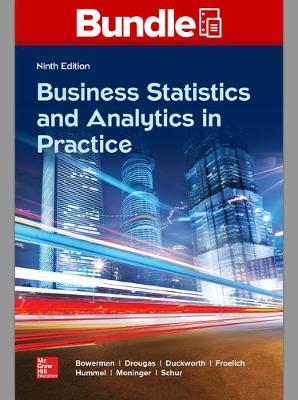 Book cover for Gen Combo LL Business Statistics in Practice; Connect Access Card