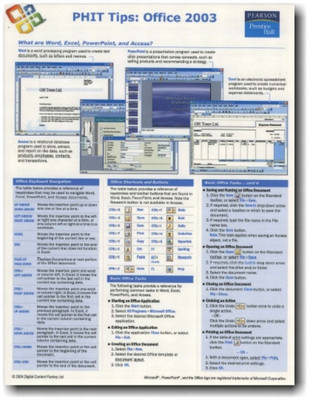 Book cover for PHIT Tips Excel 2003