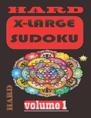 Book cover for Hard X Large Sudoku-Volume1