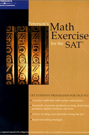 Cover of Math Exercises for the SAT