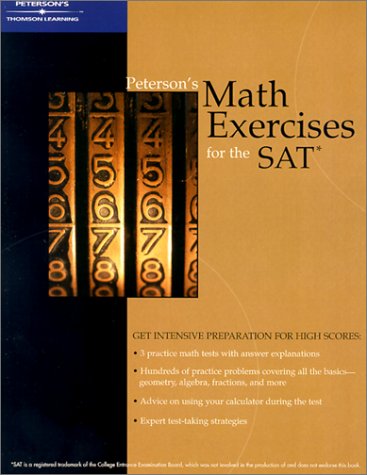 Book cover for Math Exercises for the SAT