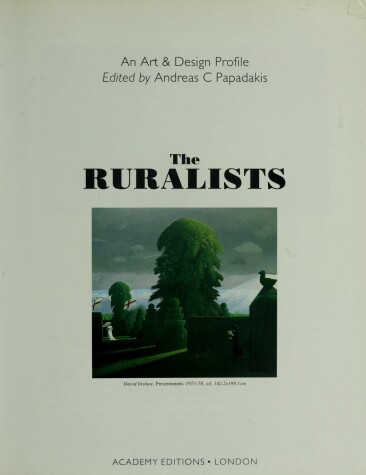Book cover for Ruralists